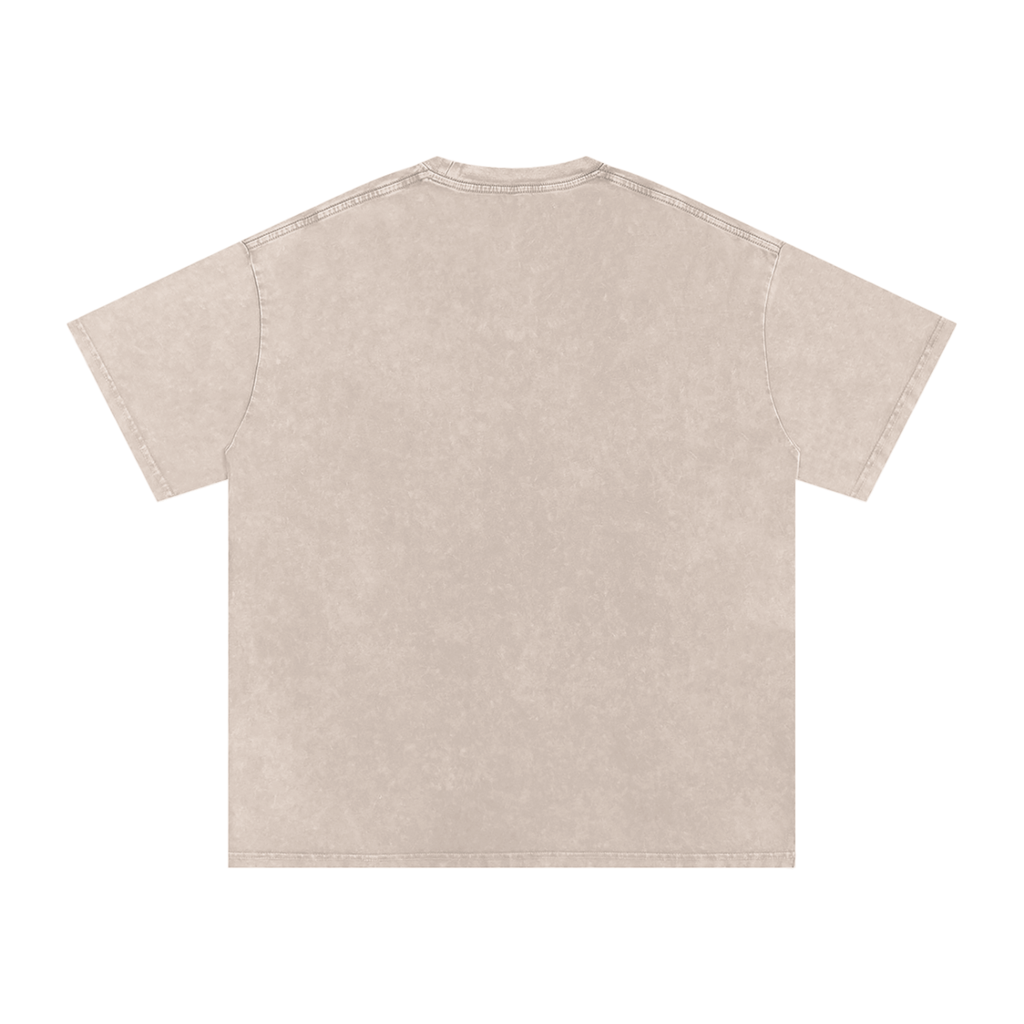 Napa Valley Snow Washed Oversized Cotton T-Shirt