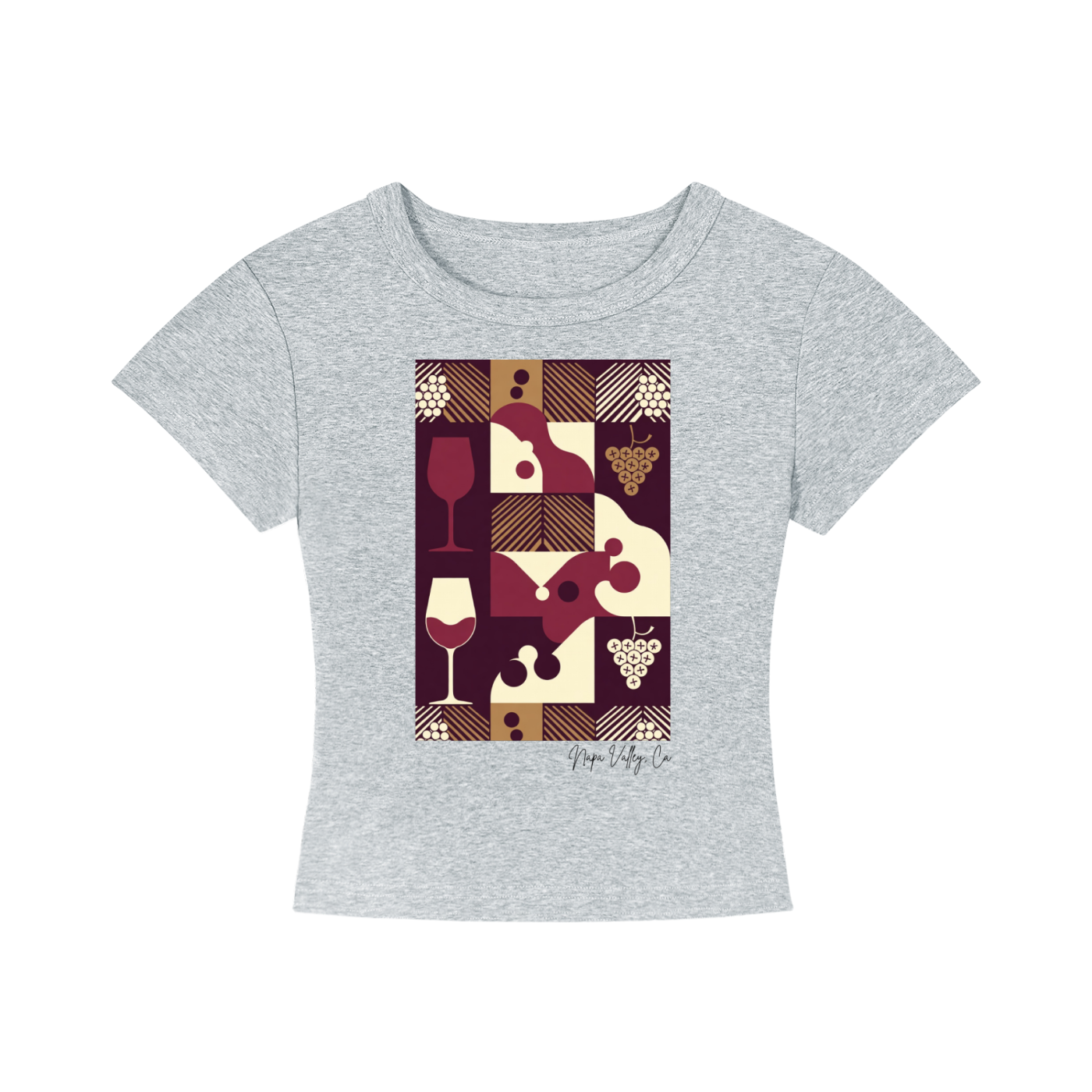 Napa Valley Women's Cropped T-Shirt