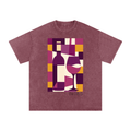 Napa Valley Snow Washed Oversized Cotton T-Shirt