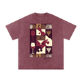 Napa Valley Snow Washed Oversized Cotton T-Shirt