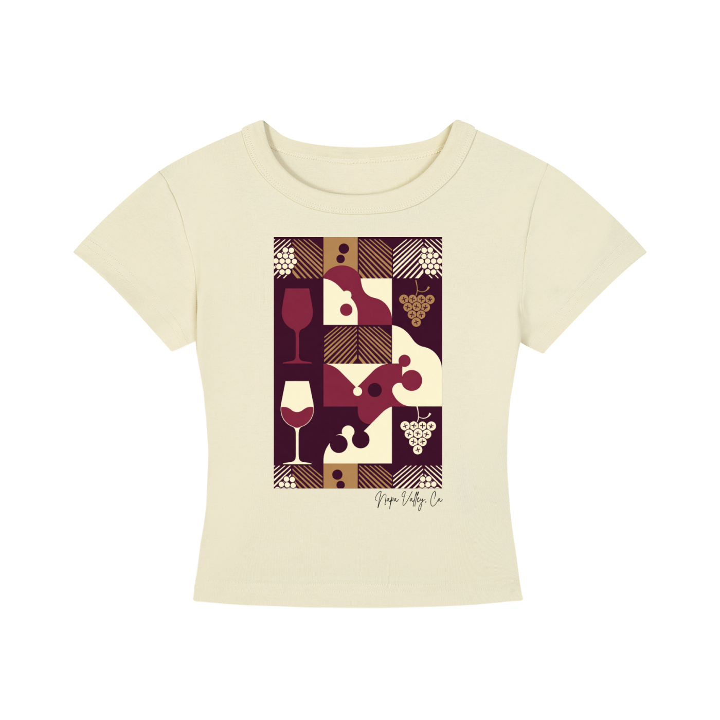Napa Valley Women's Cropped T-Shirt